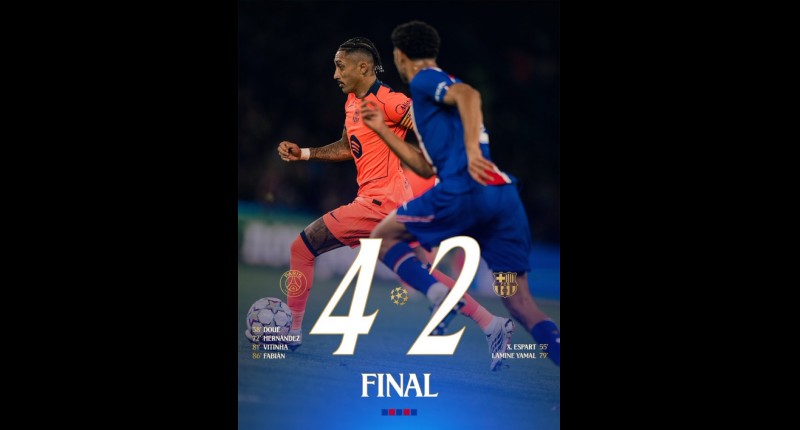 PSG GOLEA AL BARCELONA Y LIDERA UNA JORNADA DE CHAMPIONS REPLETA DE GOLES