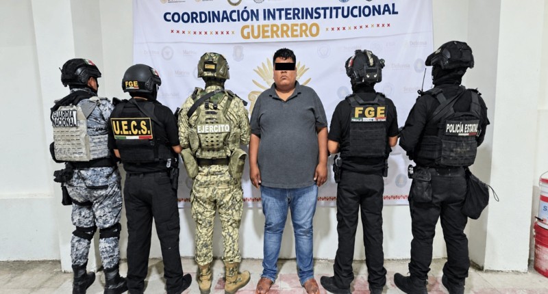 DETIENEN A TRES INTEGRANTES DE `LOS TLACOS´ POR EXTORSIÓN EN GUERRERO